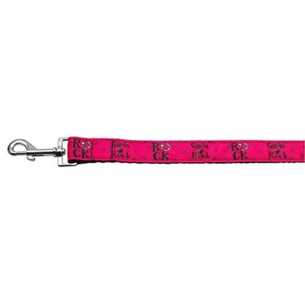 Unconditional Love Girls Rock Nylon Ribbon Dog Collars 1 wide 4ft Leash UN805132